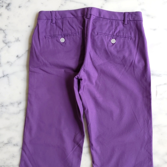 NWOT. The Limited Drew Fit Cotton and Spandex Flare Leg Purple Jeans. - Picture 5 of 6